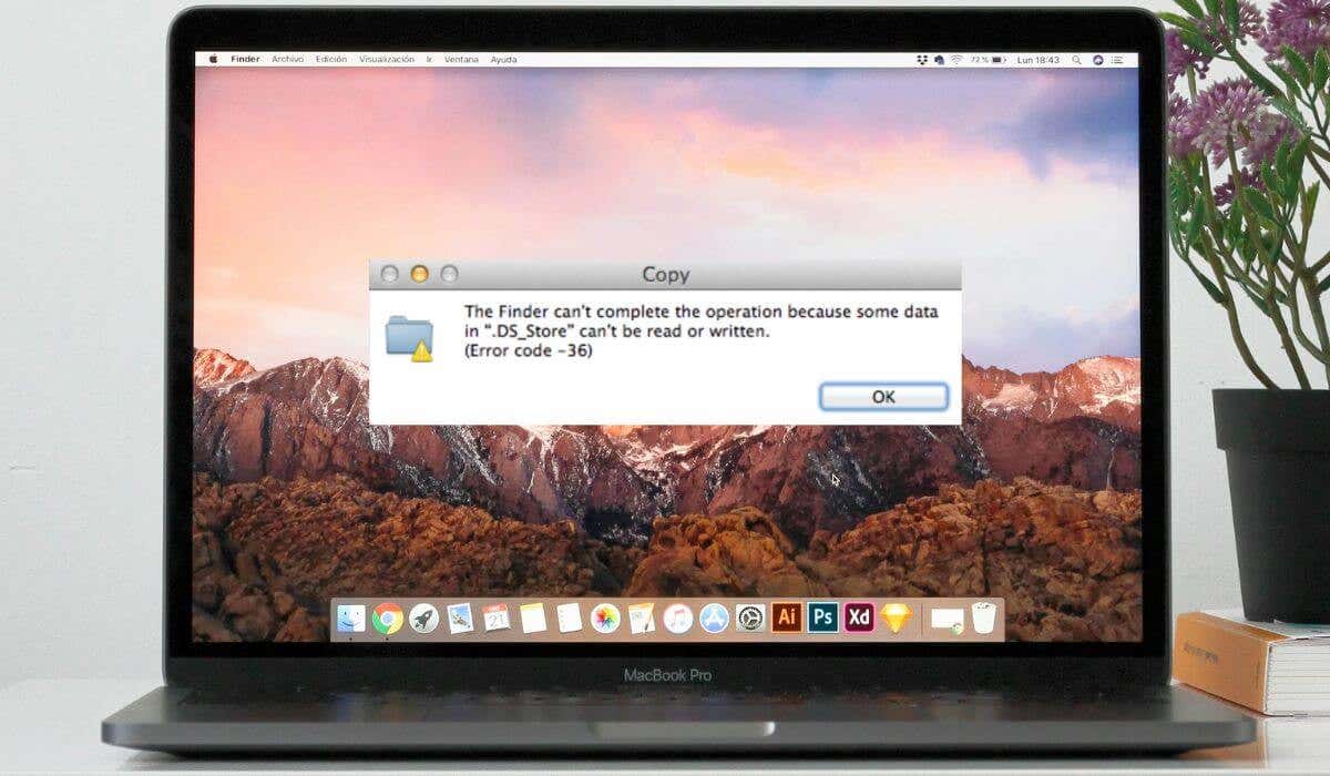 كيفية إصلاح رمز الخطأ -36 على صورة جهاز Mac الخاص بك 1