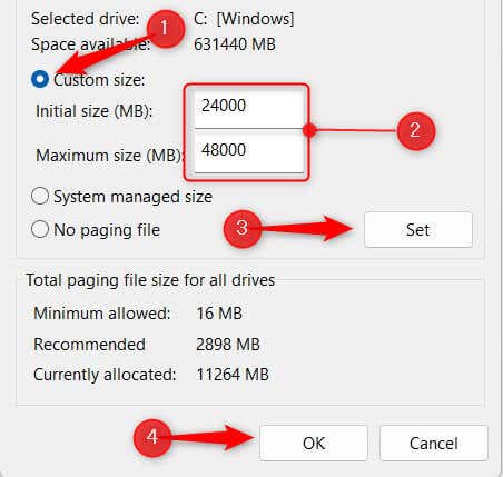 كيفية زيادة الذاكرة الافتراضية في Windows 11 Image 7