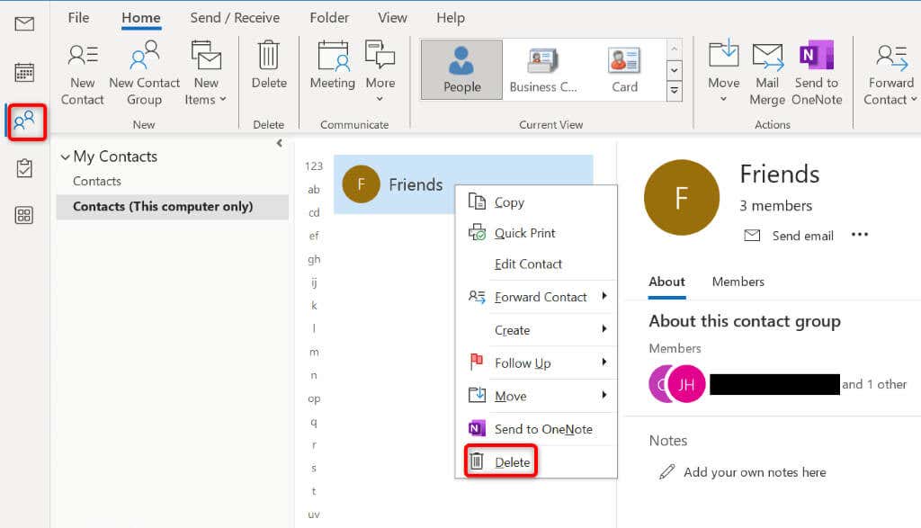 كيفية إنشاء مجموعة بريد إلكتروني في Microsoft Outlook الصورة 10