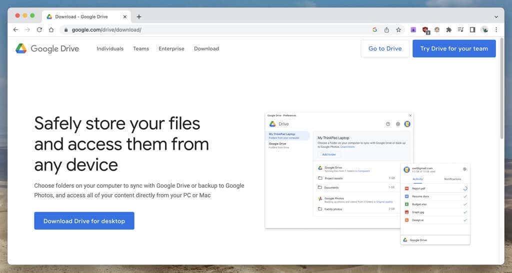 كيفية إعداد واستخدام Google Drive في نظام التشغيل macOS الصورة 3