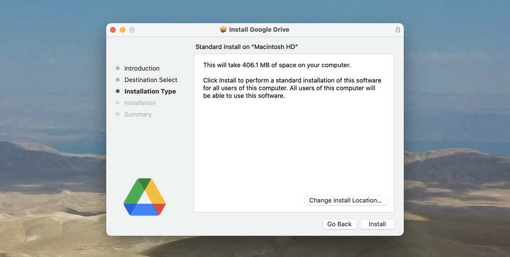 كيفية إعداد Google Drive واستخدامه في نظام التشغيل macOS، الصورة 4