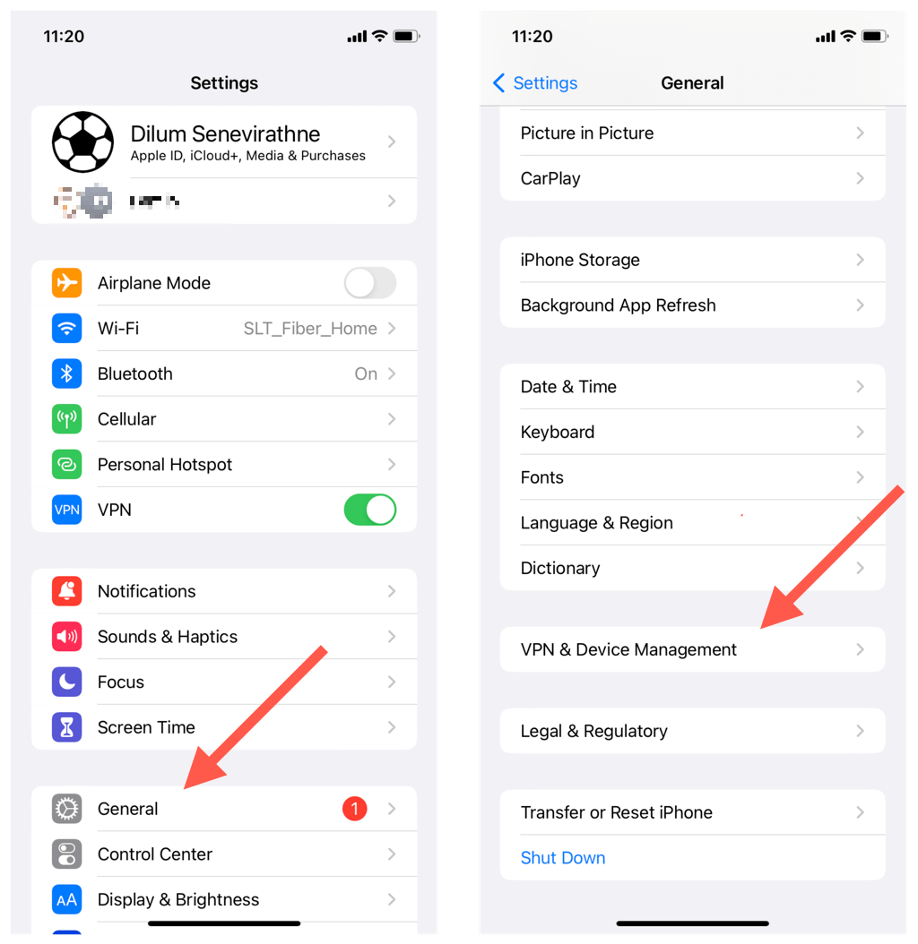 كيفية إيقاف تشغيل VPN على جهاز iPhone أو iPad الخاص بك - الصورة 9