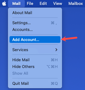 كيفية استخدام Gmail في تطبيق بريد macOS صورة 1