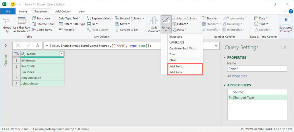 كيفية استخدام Power Query في Microsoft Excel لتحرير الصورة النصية 10