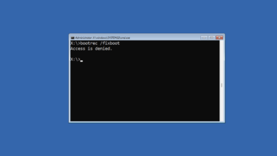 4 طرق لإصلاح خطأ Bootrec /Fixboot "تم رفض الوصول".