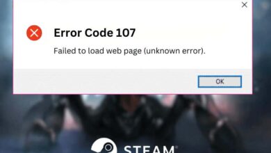 أفضل 7 طرق لإصلاح رمز خطأ Steam 107