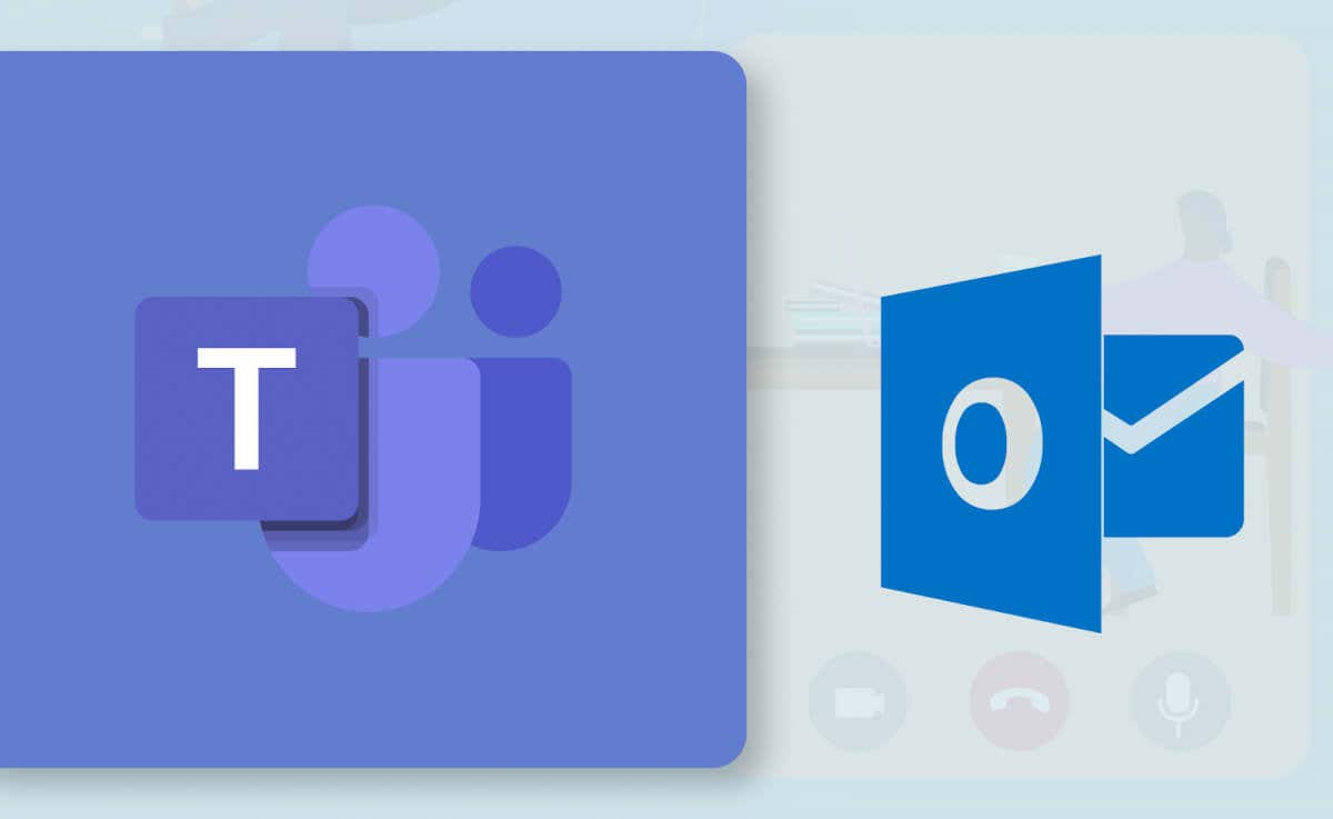 شعار Microsoft Teams وMicrosoft Outlook