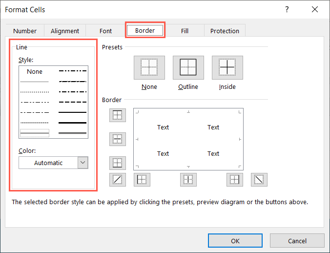 كيفية إضافة وتخصيص الحدود في Microsoft Excel Image 9