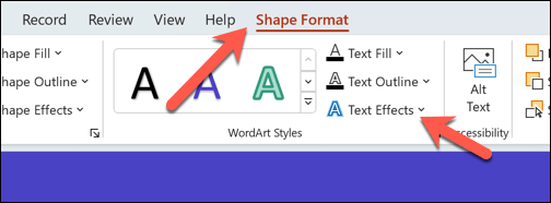 كيفية منحنى النصوص في Microsoft PowerPoint Image 12