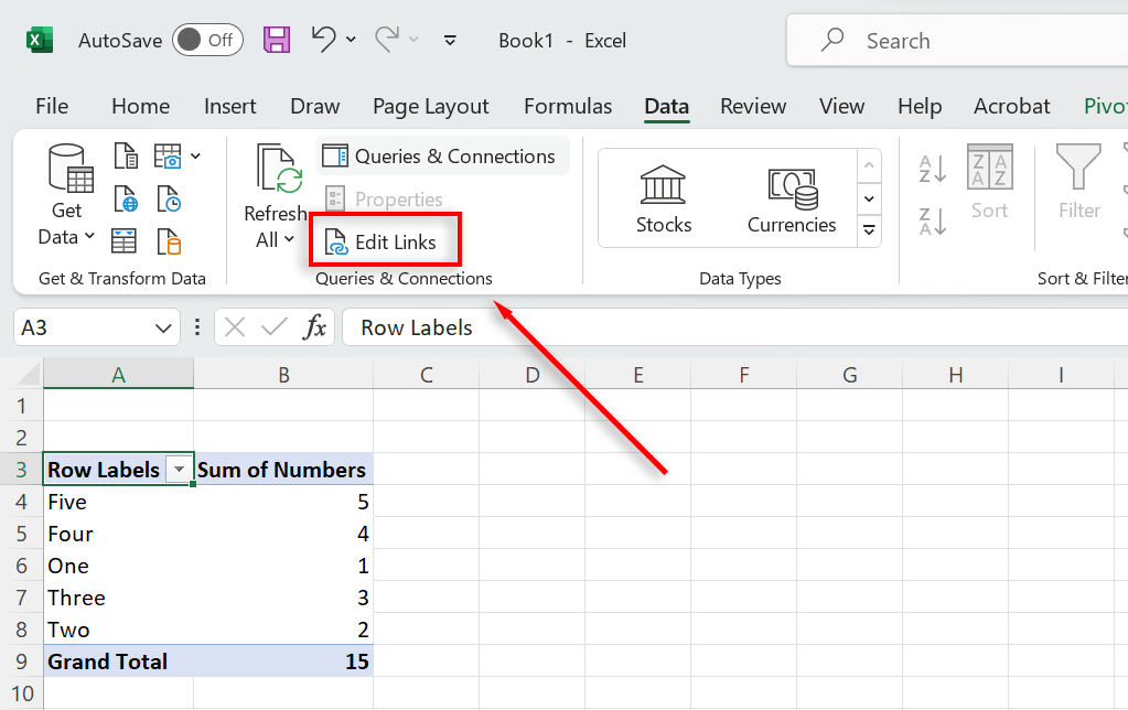 كيفية العثور على روابط خارجية في Microsoft Excel Forkbooks Image 9