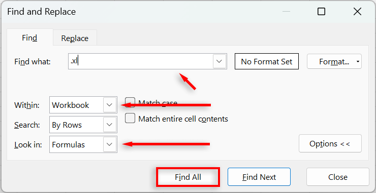 كيفية العثور على روابط خارجية في صورة مصنفات Microsoft Excel 1