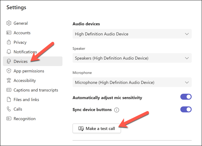 كيفية اختبار الصوت في Microsoft Teams Image 3