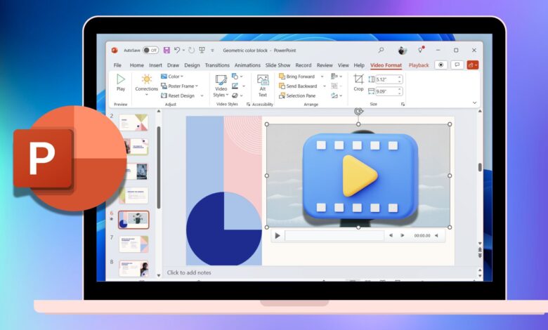 اجعل شرائح PowerPoint الخاصة بك منصة مع تضمينات الفيديو