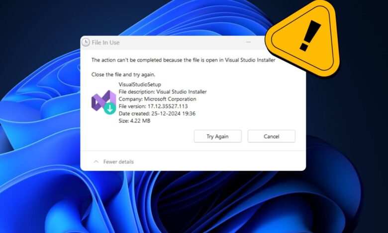 كيفية حذف ملف يستخدم بواسطة برنامج آخر في Windows