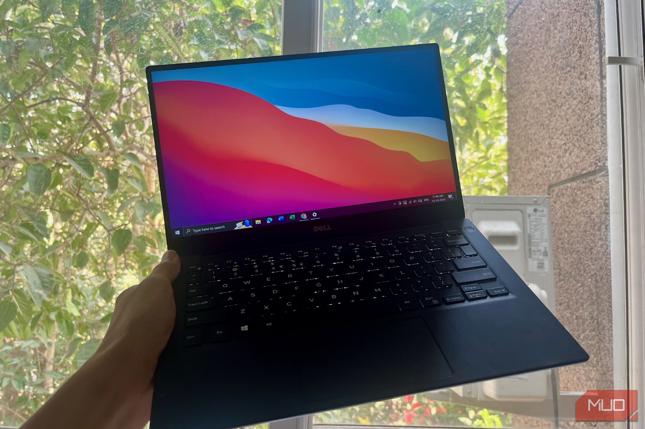 A Dell XPS 13 تشغيل Windows 10