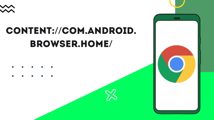 ما هو المحتوى: //com.android.browser.home/؟