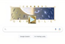 أنا مدمن على لعبة Google Doodle هذه بناءً على دورة القمر