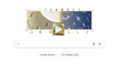 أنا مدمن على لعبة Google Doodle هذه بناءً على دورة القمر