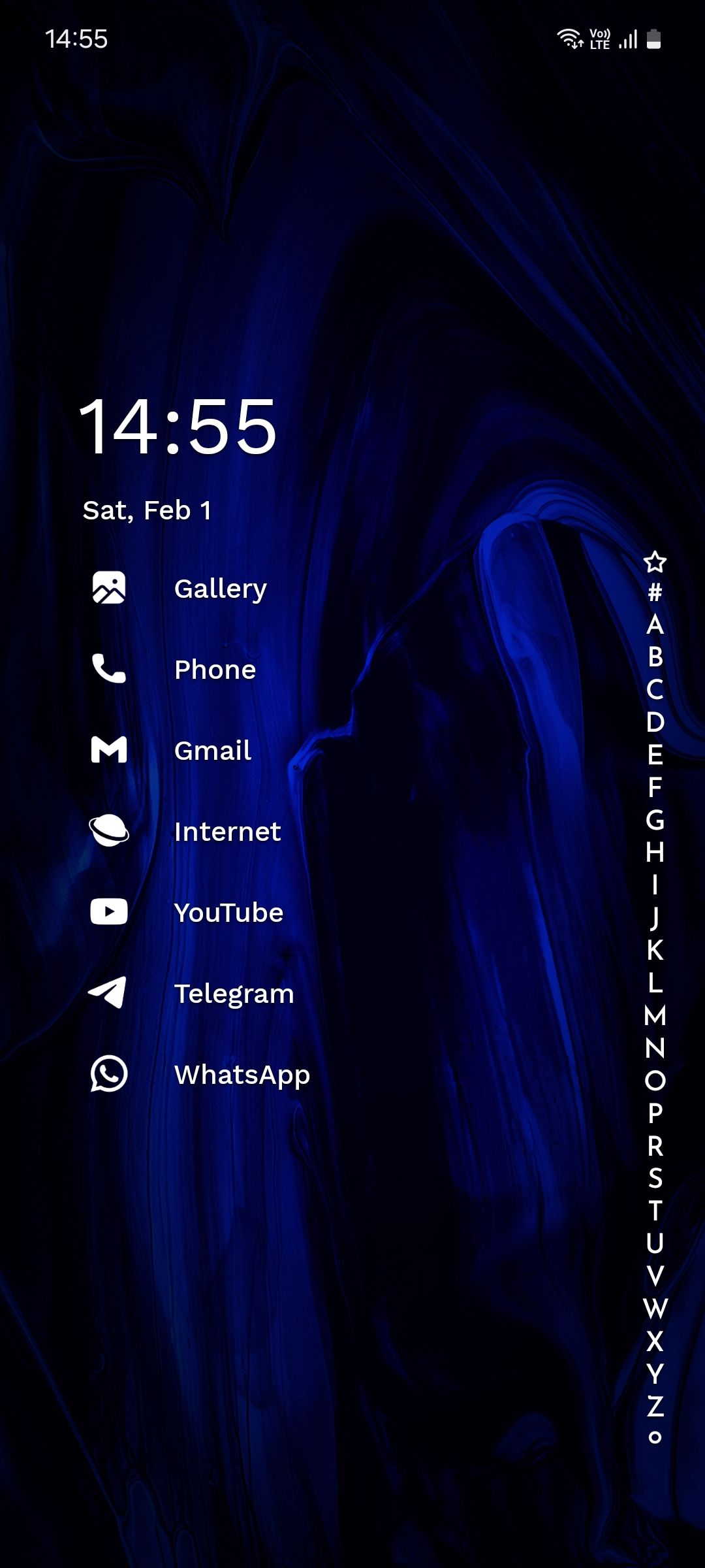 الصفحة الرئيسية Niagara Launcher