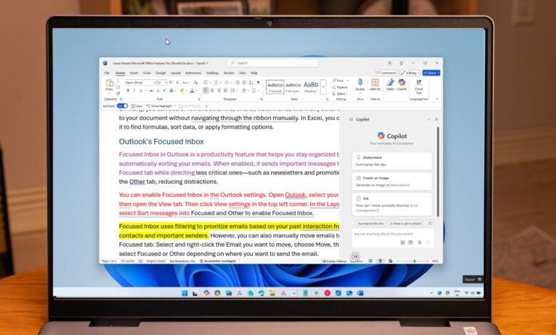 6 ميزات Microsoft Office التي لا تستخدمها